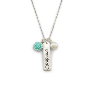 Personalized Bar Necklace - Mommy Necklace - Mommy Jewelry - Grandma Necklace - Little Girls Jewelry - Gift for Girls - Girl Birthday Gift