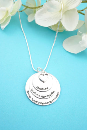 Personalized Grandmothers Necklace - Personalized Grandma Jewelry - Necklace for Grandma - Jewelry for Grandparents! Mothers Jewelry