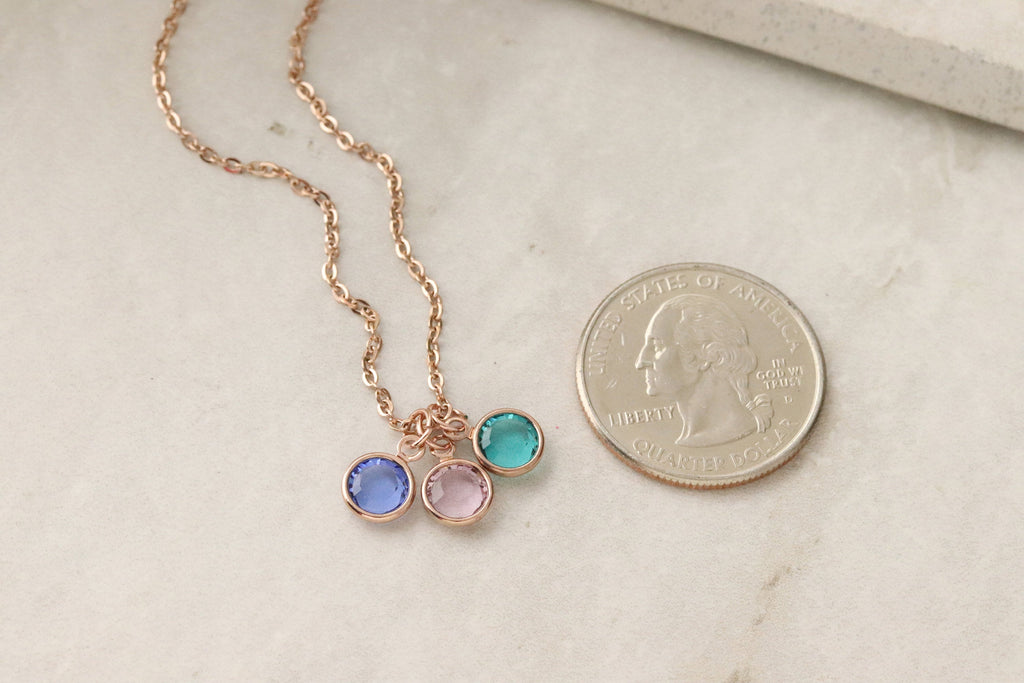 Mothers Birthstone Necklace - Birthstone Jewelry for Mom - Personalized Mom Necklace - Kids Birthstone Necklace Birthstone Necklace for Mom