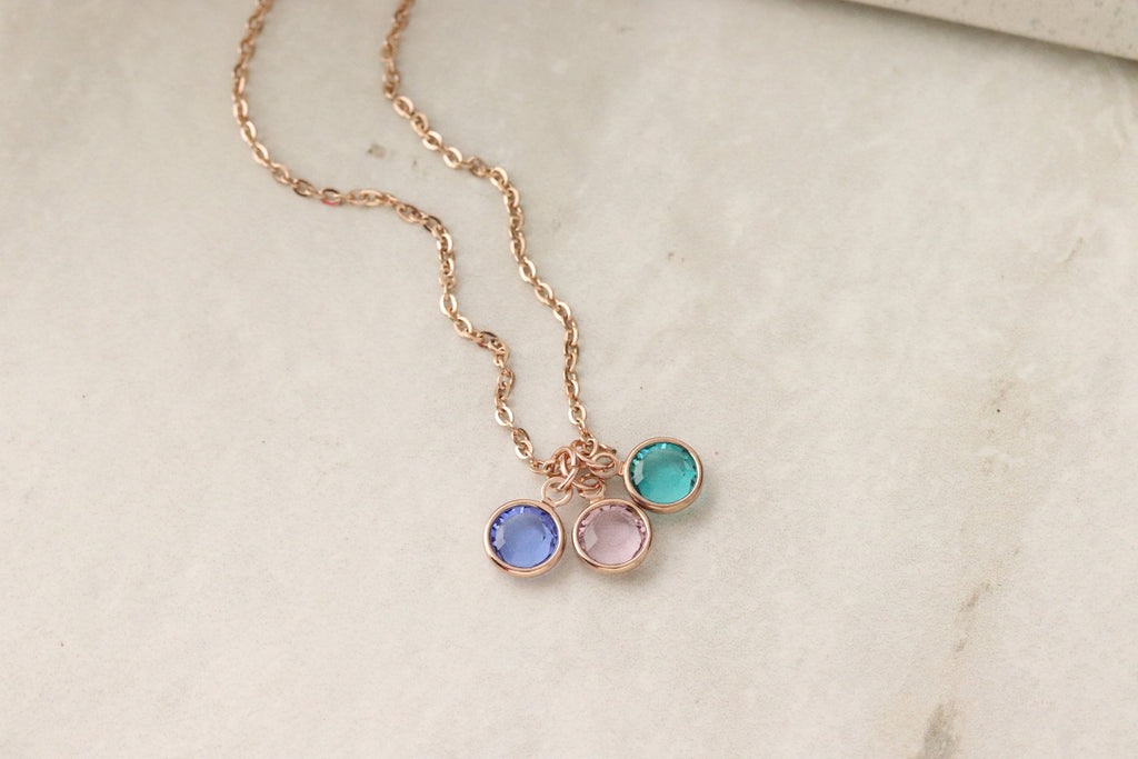 Mothers Birthstone Necklace - Birthstone Jewelry for Mom - Personalized Mom Necklace - Kids Birthstone Necklace Birthstone Necklace for Mom