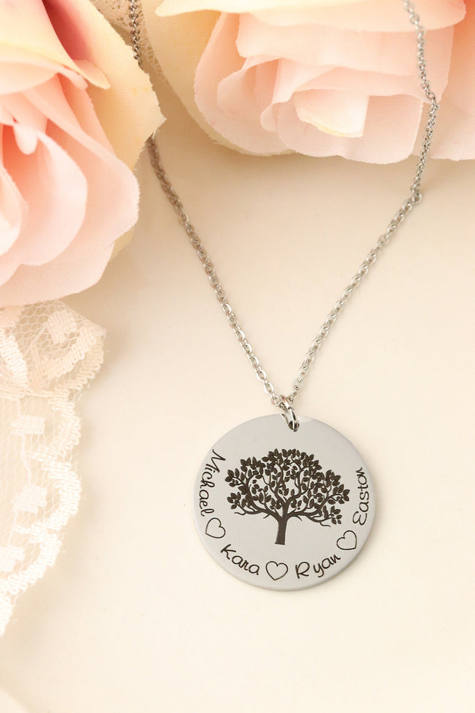 Personalized grandmothers necklace! Family Tree Necklace - Personalized family Necklace - Gift for Grandmother - Mothers Day Gift