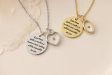 Mustard Seed Necklace - Inspirational Christian Gift - Matthew 17:20 Necklace - Faith as small as a mustard seed - Mustard Seed Charm