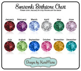 Birthstone Charms - Birthstone for Girls - Rose Gold Birthstone Charm - Silver birthstone charm - Birthstone Flower for Necklace or Bracelet