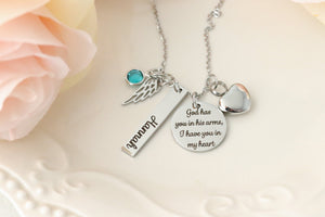Cremation Memorial Necklace - Memorial Urn Necklace - Personalized Urn Necklace - Urn Jewelry - Cremation & Memorial Jewelry