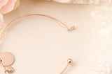 Memorial Bracelet - Personalized Memorial Jewelry - Angel Wing Bracelet - loss of loved one gift - gift for memorial - memorial jewelry