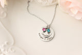 Grandma Necklace - Personalized Grandmothers Jewelry - Engraved Mothers Necklace - Grandmothers necklace! Grandkids necklace