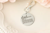 Fathers Day Gift for Dad Keychain - Keychain for Dad - Dad Definition Keychain - Personalized Keychain for Dad - Dad Dictionary keychain
