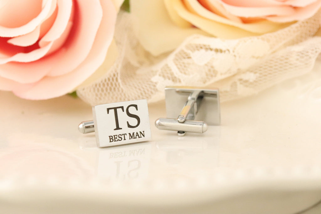 Cufflinks for Groomsman - Cufflinks for Best Man - Bridal Party Cufflinks - Wedding Cufflinks - Cufflinks for Men - Gift For Groomsmen