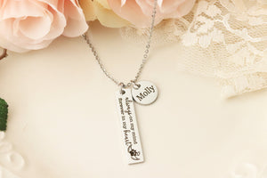 Always on my Mind, Forever in my Heart Pet Memorial Necklace - Pet Urn Necklace - Dog Urn Necklace - Dog Memorial Necklace -